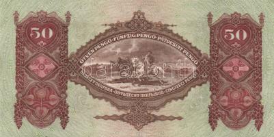 1932. 50P (2x) egymásutáni sorszámmal T:I,II+(kicsit bepöndörödött papír)