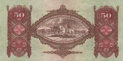 1932. 50P (2x) egymásutáni sorszámmal T:I,II+(kicsit bepöndörödött papír)