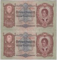 1932. 50P (2x) egymásutáni sorszámmal T:I