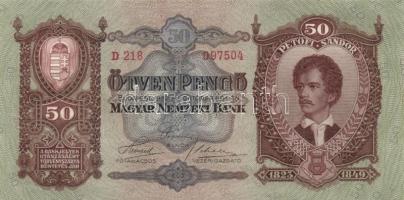 1932. 50P (2x) egymásutáni sorszámmal T:I