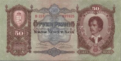 1932. 50P (2x) egymásutáni sorszámmal T:I