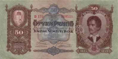 1932. 50P (5x) T:I,I-