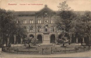 Hannover Lyceum and Schiller monument (EK)