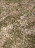 1889 Besztercebánya katonai térkép/ Neusohl Militärlandkarte