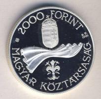 1996. 2000Ft Ag "50 éves a Ft" T:PP Csak 5000db!