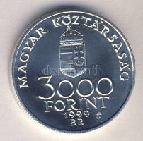 1999. 3000Ft Ag "Integráció az EU-ba - EURO III" T:BU Csak 3000db!