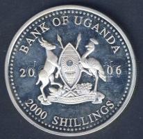 Uganda 2006. 2000Sh "Futball hírességei - Bulgária 1990-es évek" T:PP