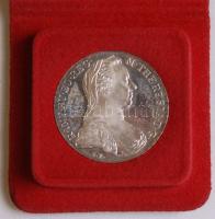 Ausztria 1780. "Maria Theresia" Taler Ag újveret díszdobozban T:PP