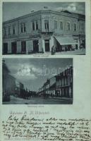 1899 Sátoraljaújhely a Breiner Kávéházzal, kaszinóval (EB)