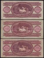 1949. 100Ft + 1957. 100Ft + 1962. 100Ft T:III