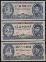 1962. 20Ft (2x) + 1965. 20Ft T:III