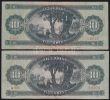 1949. 10Ft (2x) T:III