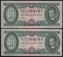 1960. 10Ft (2x) T:II,II-