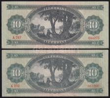 1960. 10Ft (2x) T:II,II-