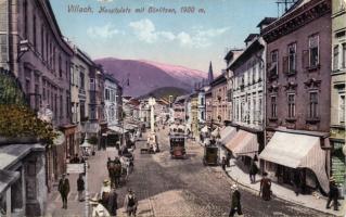 Villach main square with automobile (Rb)