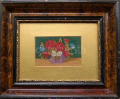 Kis goblein kép keretben 37x31 cm