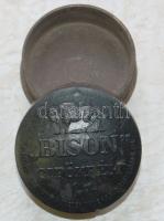 Régi BISON cipőkrémes dobozka