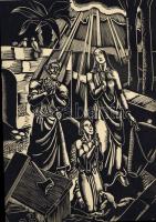 Mityánk Dalos Anna 10 fametszetével nagy alakú nyomtatvány; Kir. Magy. Egyetemi nyomda Budapest