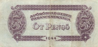 1944. 5P "Vörös Hadsereg" (6x) T:III