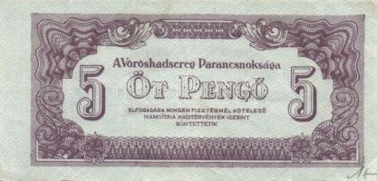 1944. 5P "Vörös Hadsereg" (6x) T:III