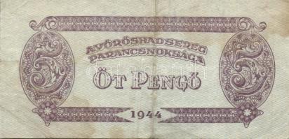 1944. 5P "Vörös Hadsereg" (6x) T:III