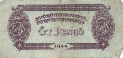 1944. 5P "Vörös Hadsereg" (6x) T:III