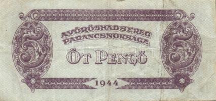 1944. 5P "Vörös Hadsereg" (6x) T:III