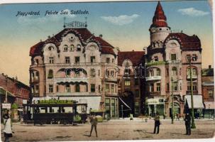 Nagyvárad Hotel mit Straßenbahn (EK)