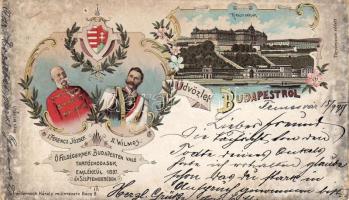 1897 Bp. mit Franz Joseph u. Wilhelm Litho (EB)