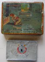 2 db fém cigarettás doboz : Pest és Dimitrino & Co.