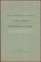 1900 A Királyi Erdőfelügyelőségek Szolgálati Szervezete és Működési Köre