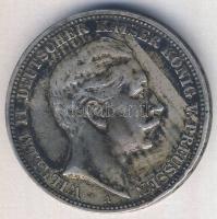Német Birodalom / Poroszország 1909. 3M Ag "Wilhelm II." T:3