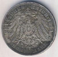Német Birodalom / Poroszország 1909. 3M Ag "Wilhelm II." T:3