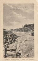 Körösmező military WWI trench by the Tatár pass (EK)