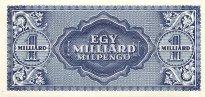 1946. 1.000.000.000MP "Forradalmaink pénzei kiállítás Kecskemét, 1969. március 23-30" felü...