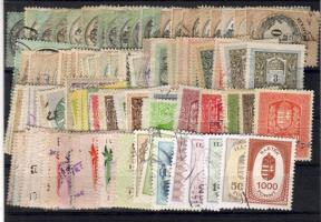 1868-2000 110db (100 klf) okmánybélyeg/ 110 Stk (100 versch.)Stempelmarken