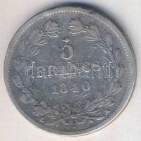 Franciaország 1840. 5Fr Ag "Louis Philippe I." T:3