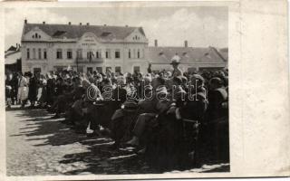 Ipolyság mass ceremony, entry of the Hungarian troops photo So.Stpl