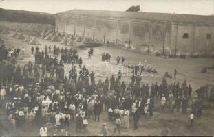K.u.K. War Prisoners in an Italian camp photo