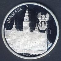 Európa 1996. 10€ Ag "Dánia-Rosenborg Slot" T:PP