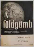 1938 A Földrajzi Társaság által kiadott: A földgömb c. folyóirat száma