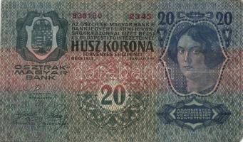 1914. 50K horvát bélyeggel és lebélyegzéssel T:III