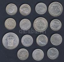 Hollandia 1897-1944. 10c, 25c, 1/2G (15x) Ag T:vegyes