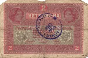 1917. 2K (3x) mindegyik ovális délszláv bélyegzővel T: III,IV