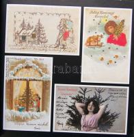 1986 Karácsony régi képeslapokon, Kossuth Nyomda Bp., 280 db képpel