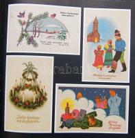 1986 Karácsony régi képeslapokon, Kossuth Nyomda Bp., 280 db képpel