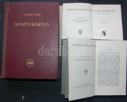 3 darabos könyv tétel: 1942-1943 2 db  Római Pantheon Tanulmány + 1952 Ubrizsy Gábor: Növénykórtan Akadémia Kiadó, képekkel, adatokkal