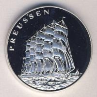 Németország DN "Deutschland zur See- Preussen Ag emlékérem 15g T:PP