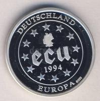 Németország 1994. "Deutschland ECU-Karolus" Ag emlékérem T:PP