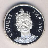 Németország 1994. "Deutschland ECU-Karolus" Ag emlékérem T:PP